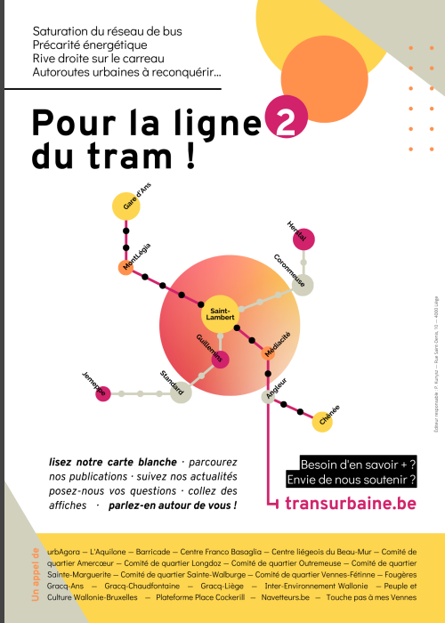 L’agglomération de Liège a besoin d’une deuxième ligne de tram !