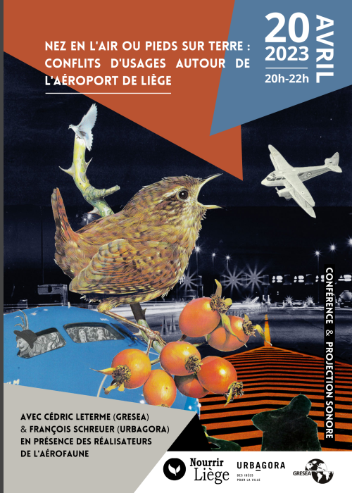 [Nourrir Liège] Conférence – Nez en l’air ou pieds sur terre : conflits d’usages autour de l’aéroport de Liège