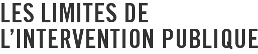 Les limites de l'intervention publique
